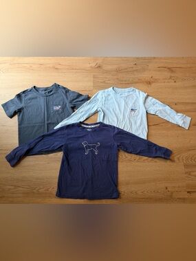 Vineyard Vines/The Black Dog Kids Bundle - Navy, Light Blue, Charcoal